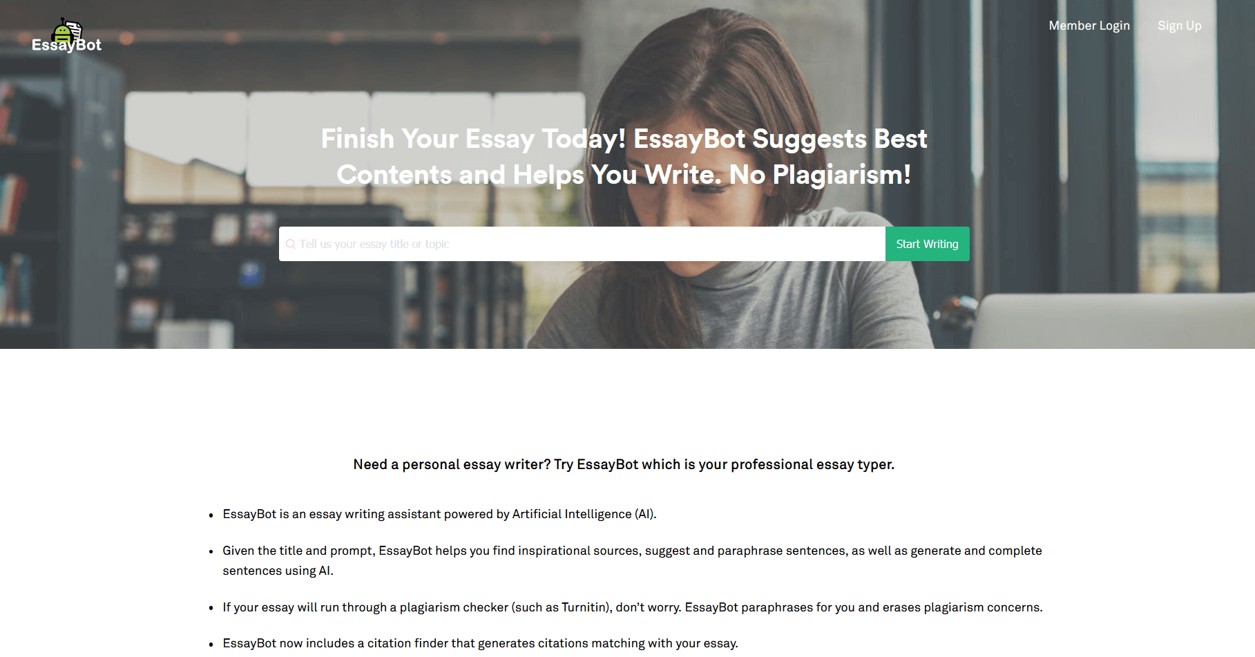 EssayBot Writing Service Review by TopEssayCompanies