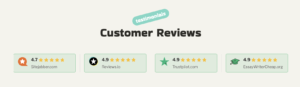 customer reviews