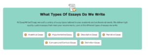 what types of essays do we write