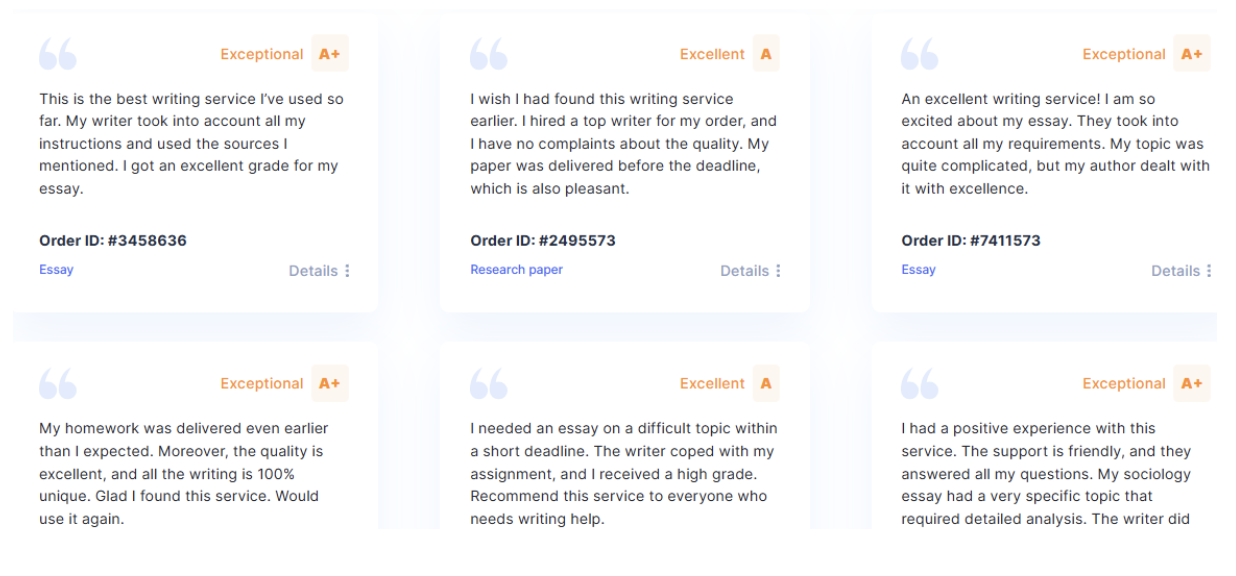 Essay Service Rating and Reputation on the Internet