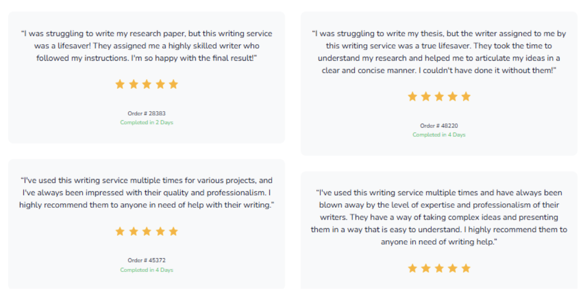 StudentsPapers Reviews From Around the Web